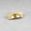Satin Brass Ribbed Handle Collection & Coordinating Knobs-122663313