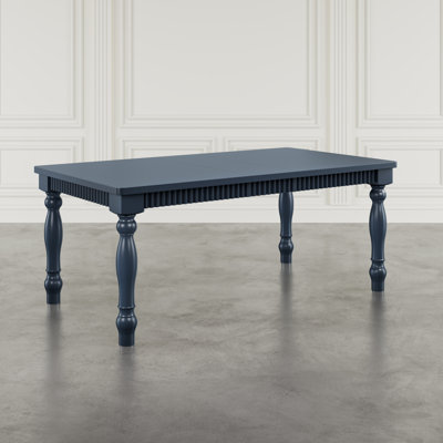 Pearce Westport Modern Farmhouse 72" Extension Dining Table - Navy