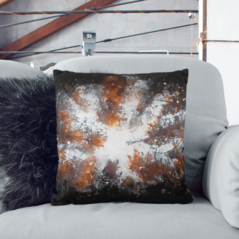 Square Cushion, 55cm H x 55cm W x 20cm D, Black