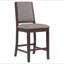 Chaise de comptoir rembourrée Allen Mango Oak (ensemble de 2)
