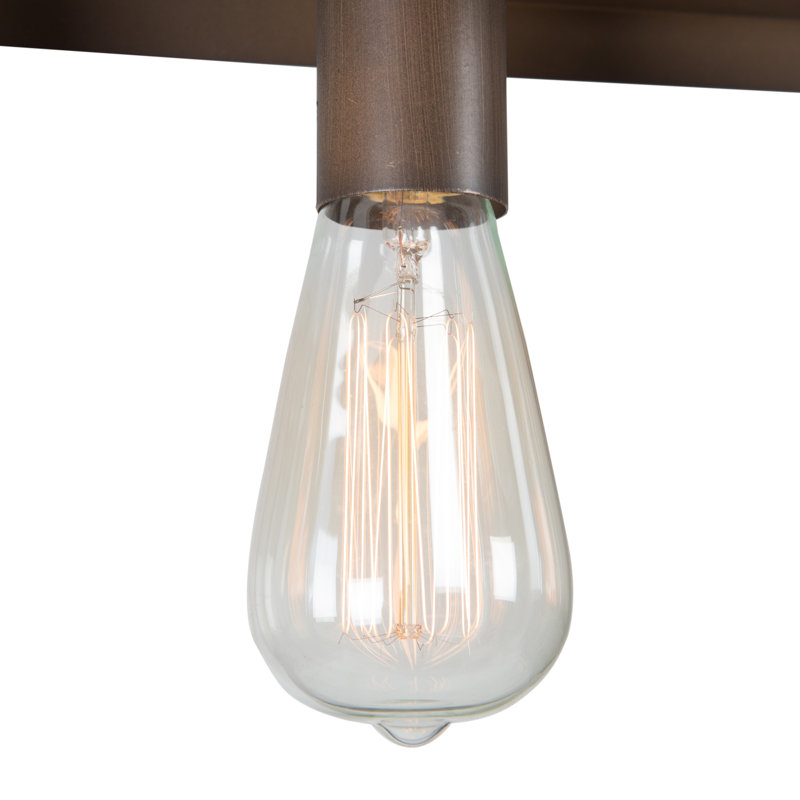 Luminaire suspendu linéaire à 4 lumières pour îlot de cuisine Mangonia