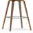 Randolph Upholstered Bentwood Mid-Century Modern Bar & Counter Stool with Chrome Footrest (Set of 2)-88841781