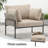 Rattan Outdoor Lounge Chair With Cushions-936759907