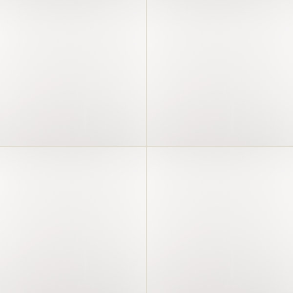 Segment Blanc 24 in. x 24 in. Polished Porcelain Floor and Wall Tile