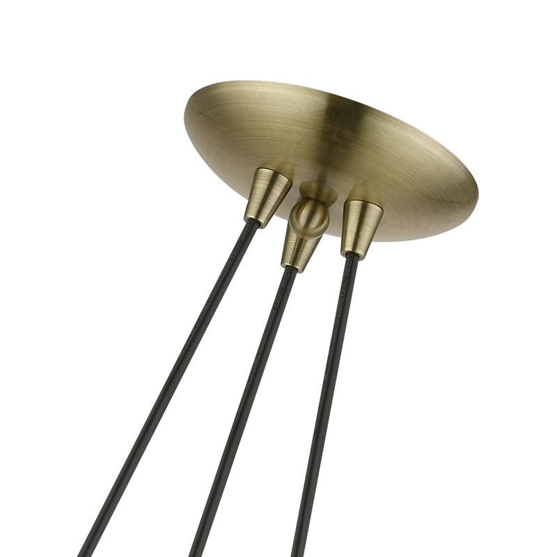 Marmolejo 3 - Light Antique Brass Pendant