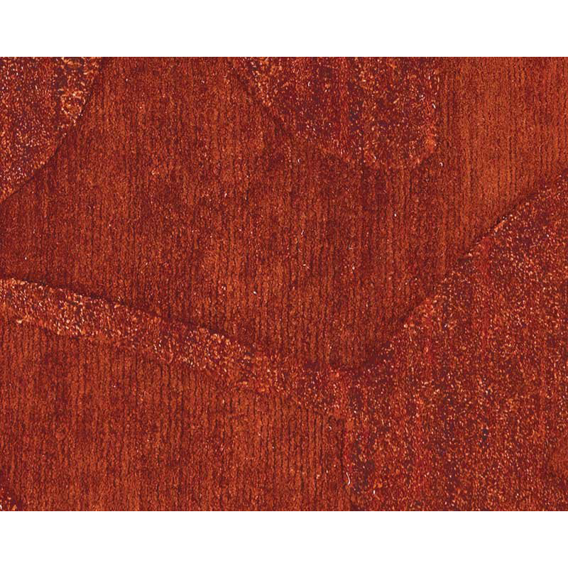 Paradise Floral Area Rug in Orange/Red, Rectangle 9' x 12'