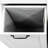 Freestanding Laundry Cabinet - Doors, Shelf, Tilt-Out Hamper, Ample Storage, White, Adjustable Hamper Easy Maintenance, Adjustable, White