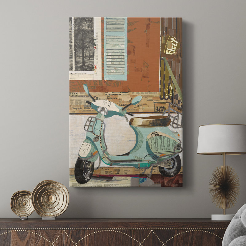That Vespa - galerie sur mesure, H 60 po x l 40 po