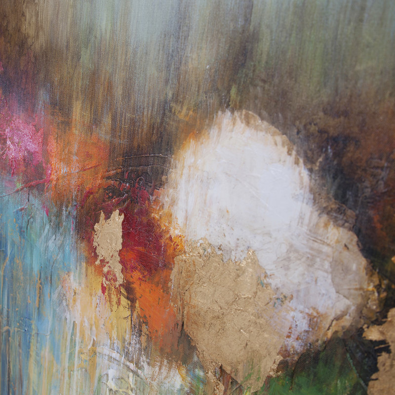 « illusion », peinture sur toile encadrée