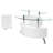 Buckley 3-Piece Coffee Table And Stools Set Cappuccino-1748707157