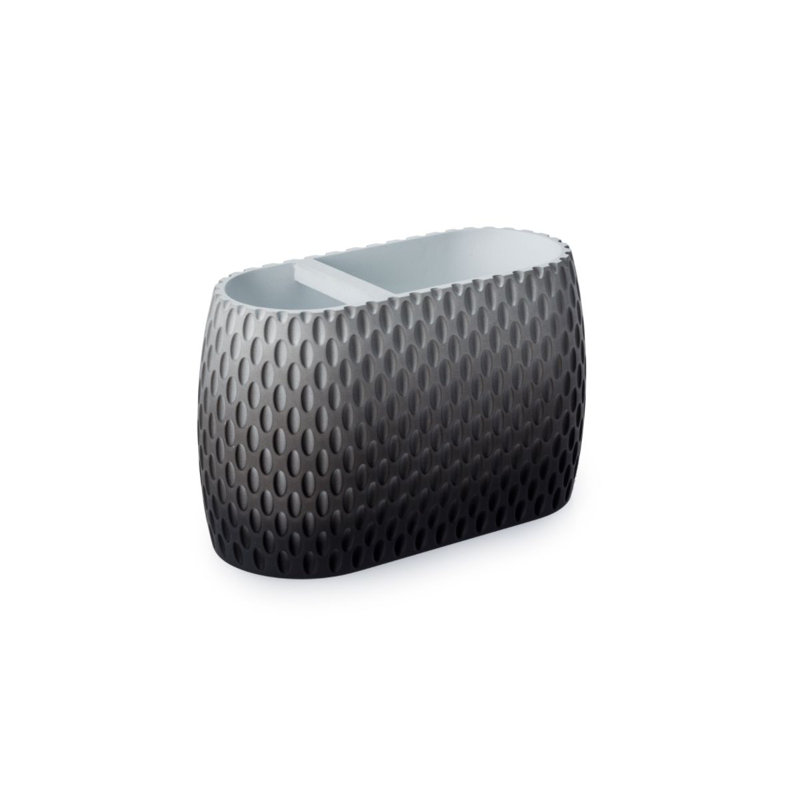 Bathroom Accessory Set, Black Gradient