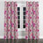 Rideaux à motif floral - Rideau à œillets gris fuchsia - 1 panneau-1074958272-1074958277
