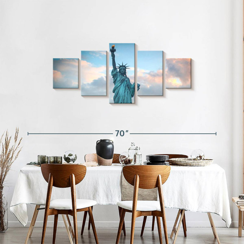 Senne Lady Liberty Monument, H 24 po x l 55 po