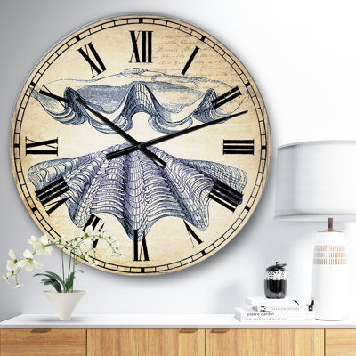 Blue Sea 4 - Grande horloge murale nautique et côtière
