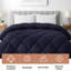 Édredon en duvet synthétique uni toutes saisons Lux Decor-112728012-112728013