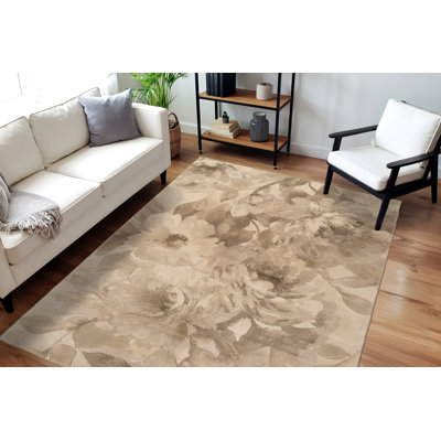 Tapis beige Trombley
