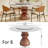 Round Conlon Dining Table With Lazy Susan-2055725255-2055725253