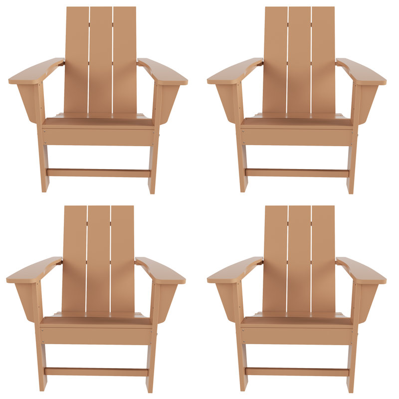 Joubert Foldable Outdoor Adirondack Set, Teal