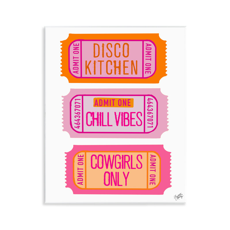 Art mural plaque disco phrase phrase par Elizabeth Medley