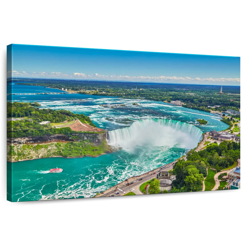 Alvord Scenic Horseshoe Falls, H 32 po x l 48 po