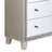 Commode 5 tiroirs Sliverfluff en miroir et champagne