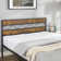 Alicia Bed Frame with Rustic Vintage Wooden Headboard