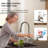 Single-Handle Pull-Down Kitchen Faucet with Dual-Function Sprayer-120793566