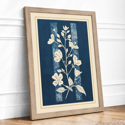 Flowering Stem Study Botanical - Framed Print