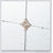 22" x 48" Large Cream & Gold Framed Wall Mirror, Wood Arched Mirror
