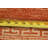 Orange Gabbeh  Wool Runner Rug 2x9