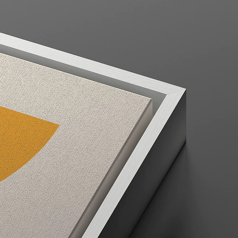 «Mid Century Modern Boho Bauhaus Solar Sun», reproduction d'art encadrée sur toile, 2 pièces, H 36 po x l 48 po