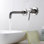 Robinet pour salle de bain mural, lavabo pour salle de bain à un trou, robinet de salle de bain mural Summerain