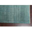 Tapis oriental vert Chobi Peshawar à teinture végétale noué à la main 6 pi 3 po x 9 pi 1 po