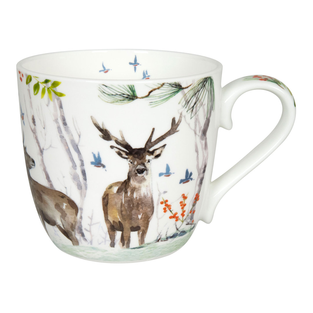 Victoria Lowe - Winter Deer Kaffeebecher