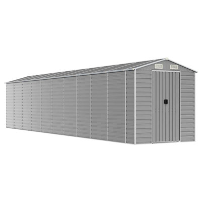 Buckhanon Garden Shed 191x895x198 cm Galvanised Steel