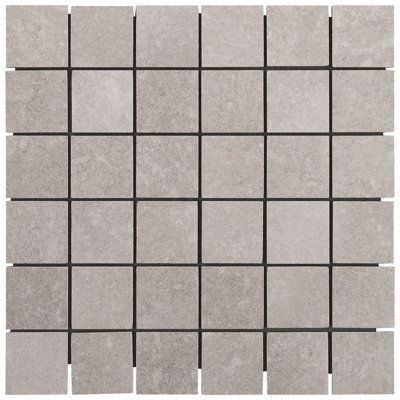 Terrace 11.81 In. X 11.81 In. Matte Porcelain Mosaic Floor And Wall Tile (8.64 Sq. Ft. / Case)