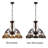 Victorian 5 - Light Glass Dimmable Classic / Traditional Chandelier