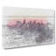 Los Angeles Skyline In The Morning In Abstract - Wrapped Canvas-55308064