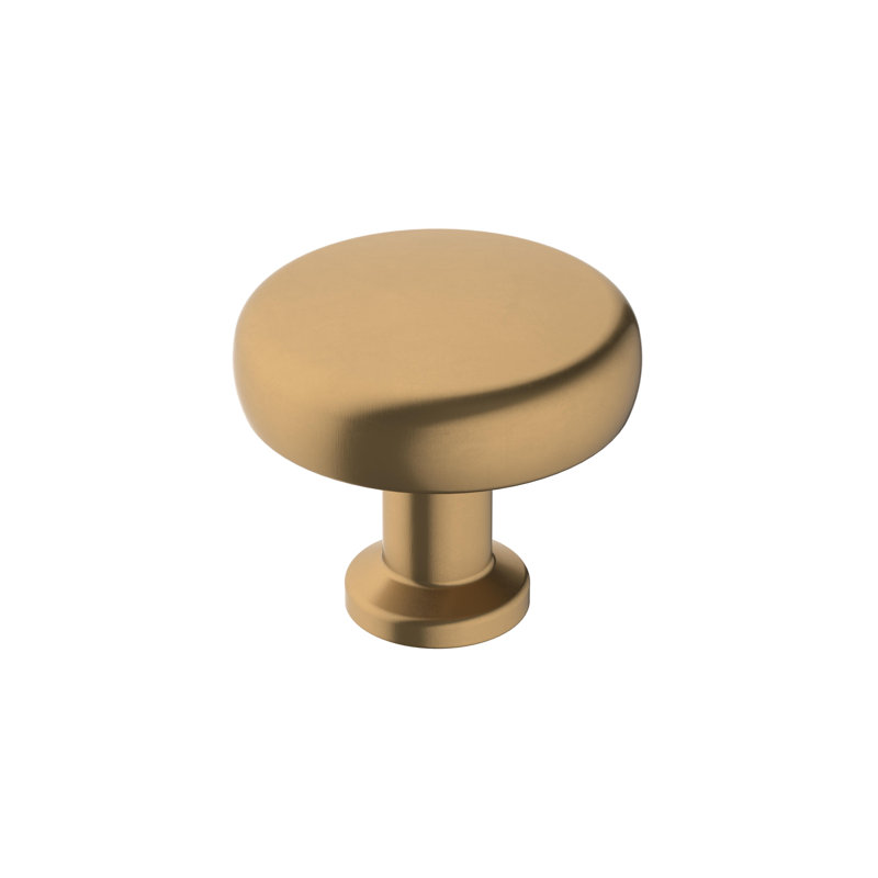Bouton d'armoire bronze champagne Factor 1-1 / 4 pouces (32mm), Bronze champagne