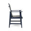 Ensemble de 2 chaises de salle à manger d'extérieur résistantes aux intempéries en bois d'acacia Adirondack-123985558