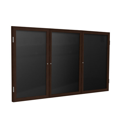 Enclosed Flannel Letter Board Ghent No Felt Enclosed Cabinet Wood Letter Board