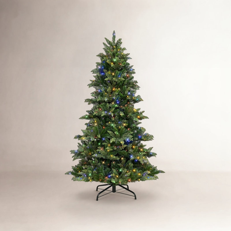 Arbre de Noël épinette 7,5 pi pré-éclairé