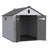 1 8*10Ft Resin Plastic Storage Shed For Backyard Garden Big Spire Tool Storage-119306967