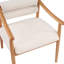 Chaise rembourrée avec dossier cylindrique et structure en bois massif-124611385