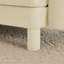 Repose-pieds Lucas - polyester - beige-1862915213