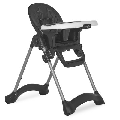 Dream On Me Solid Times High chair | Compact & Sleek High Chair | Multiple Recline and Height Positions | Light weight Portable Highchair