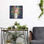 Art mural en métal luxueux «Floral Beauty 4» par Cheryl Warrick, 12 po x 12 po-1253302227