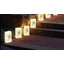 Lanternes en plastique Luminaria - étoile dorée