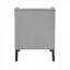 Revêtement en tissu de polyester gris classique pour siège simple