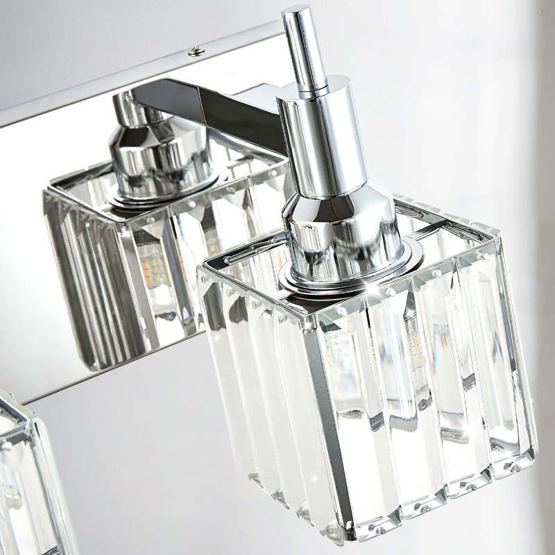  Taevion Dimmable Crystal Picture Light, Chrome, 4 Lights